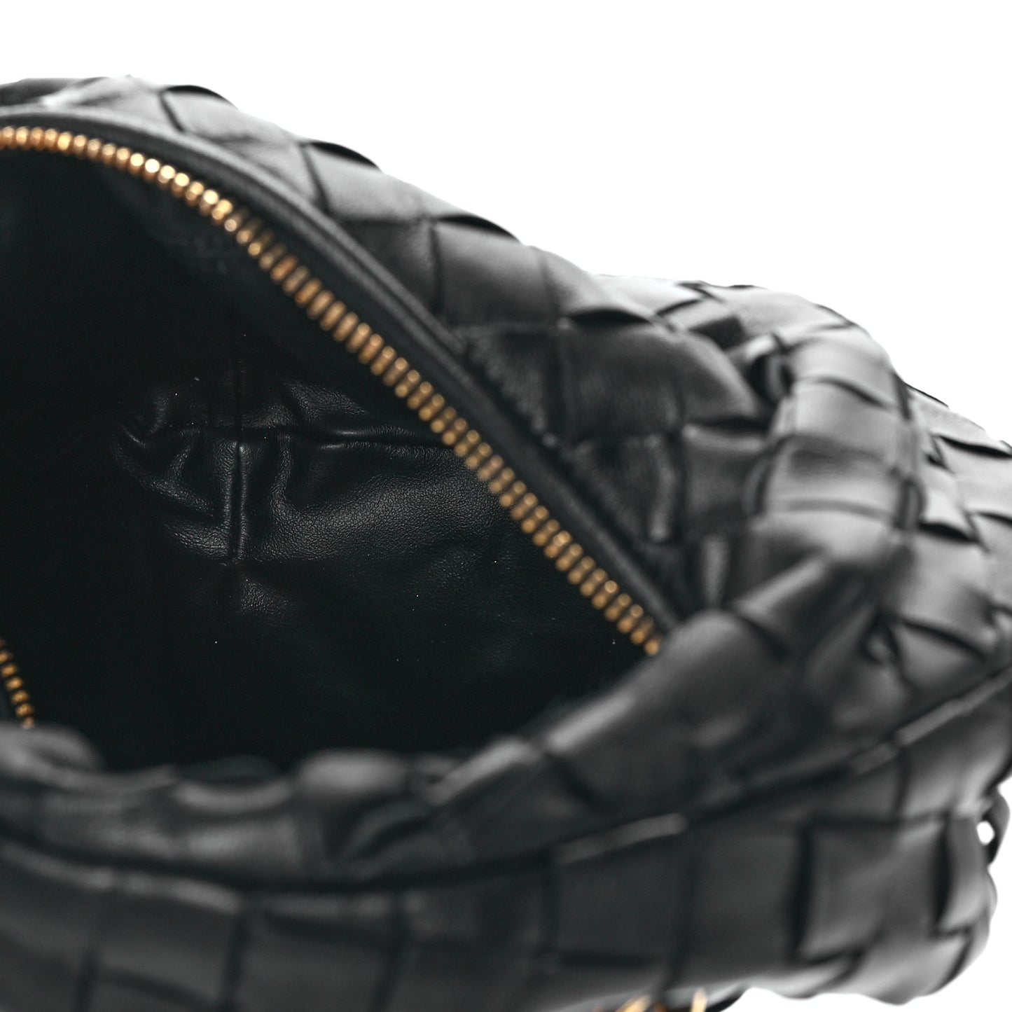 Nappa Intrecciato Mini Chain Jodie Black