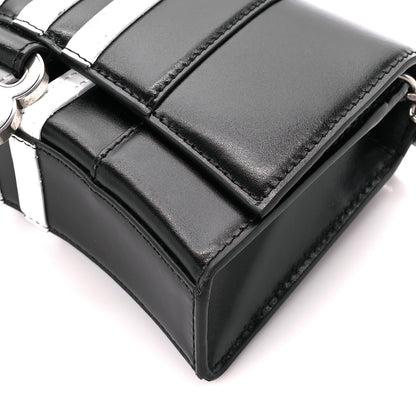 Balenciaga X ADIDAS Box Calfskin Hourglass Chain Bag Black 8 of 8