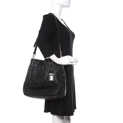 Prada Vitello Daino Tote Black 2 of 12