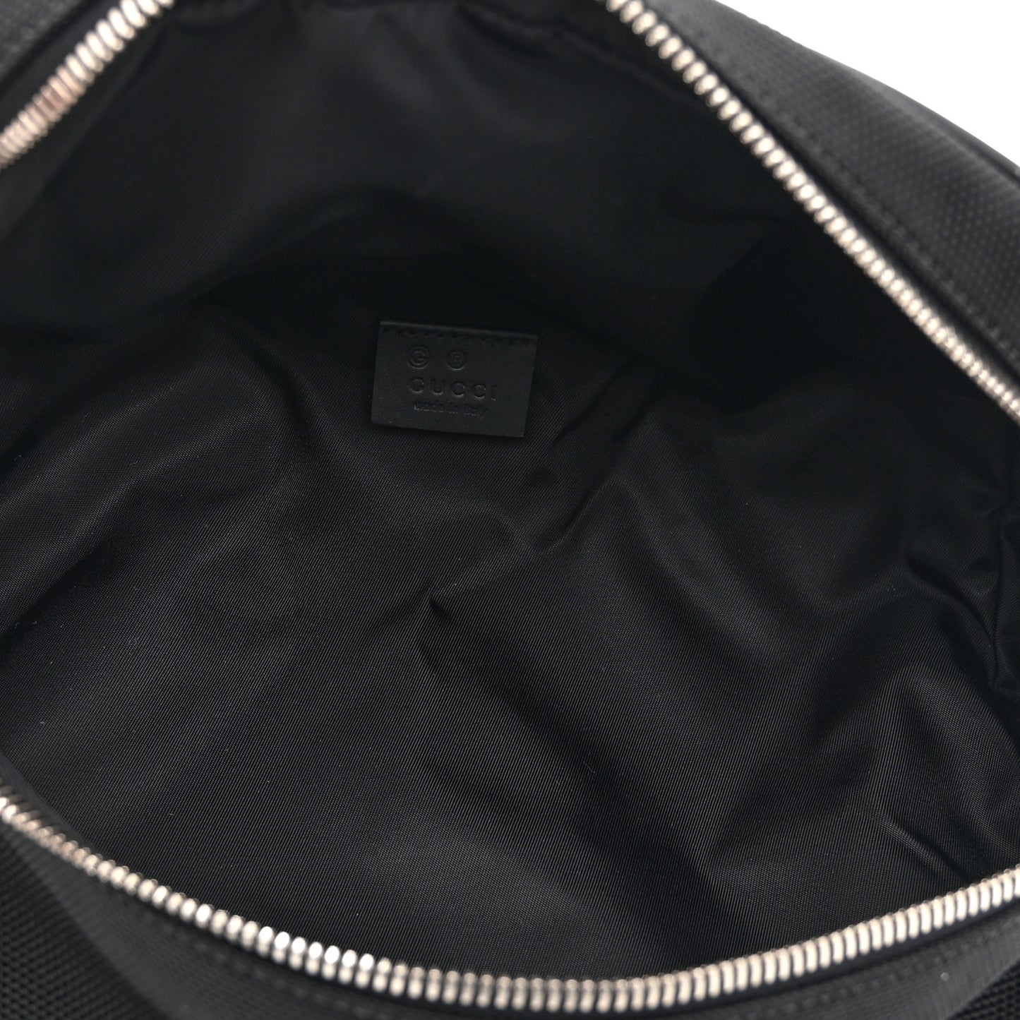 Techno Canvas Web Large Belt Bag Black