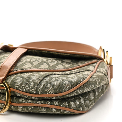 Christian Dior Monogram Double Saddle Bag Green 6 of 9