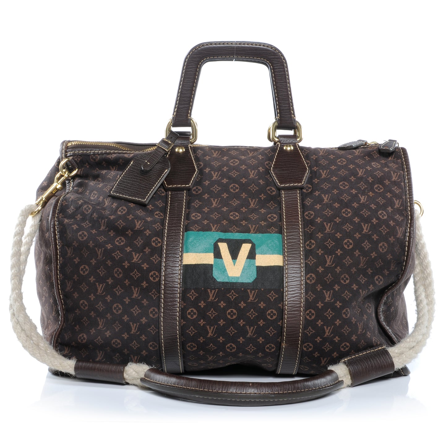 Mini Lin Initiales Keepall Ebene