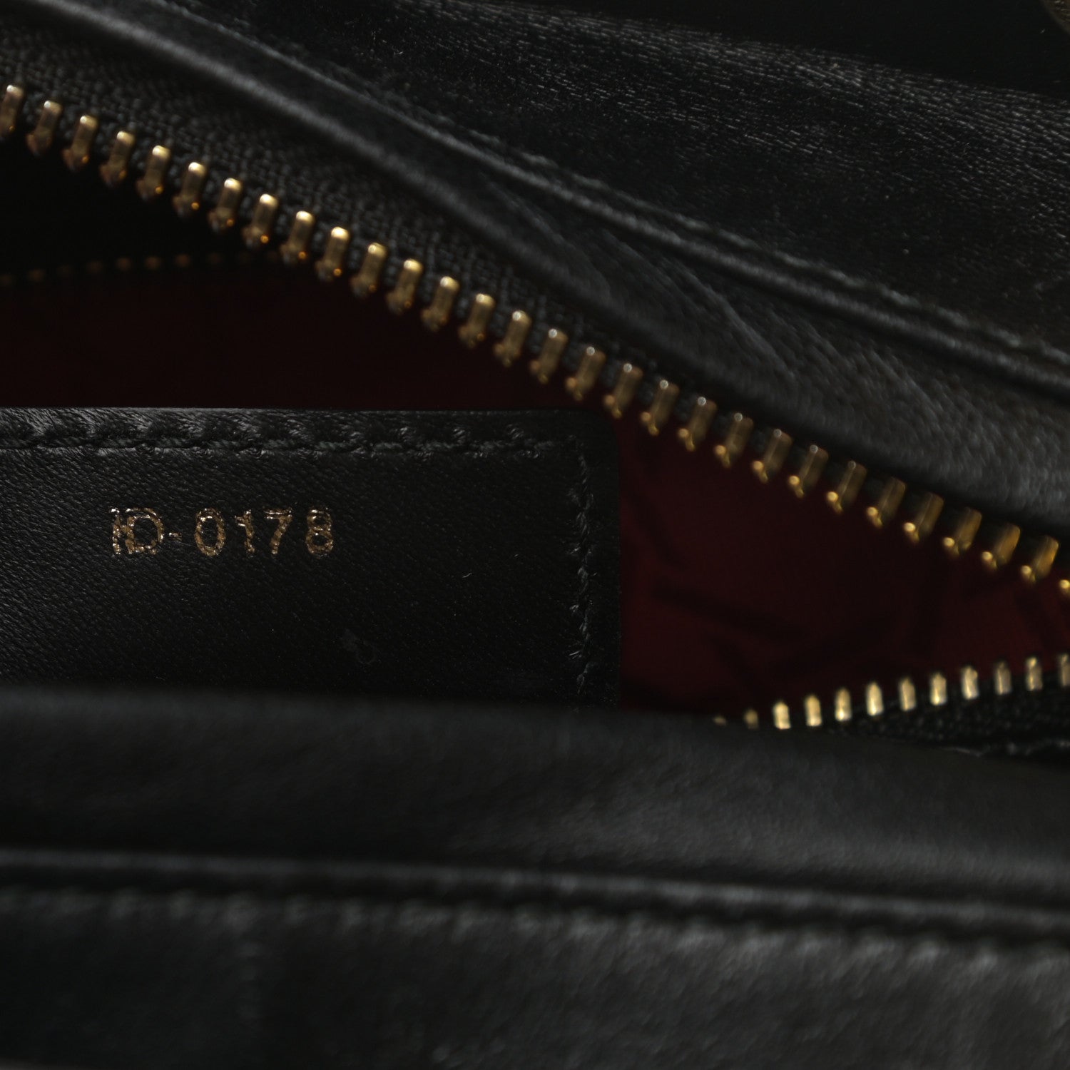 Christian Dior Lambskin Cannage Medium Lady Dior Black 7 of 11