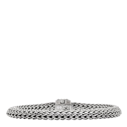 John Hardy Sterling Silver Blue Sapphire 6.5mm Classic Chain Bracelet 2 of 3