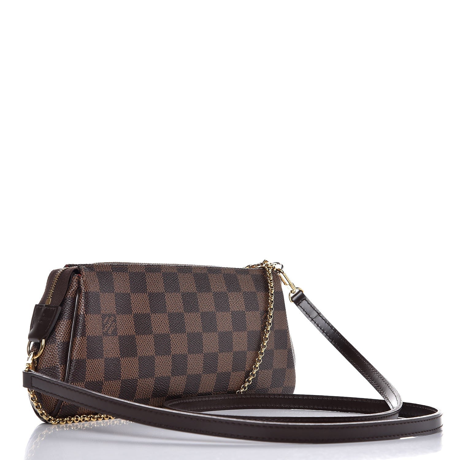 Louis Vuitton Damier Ebene Eva Clutch 3 of 7