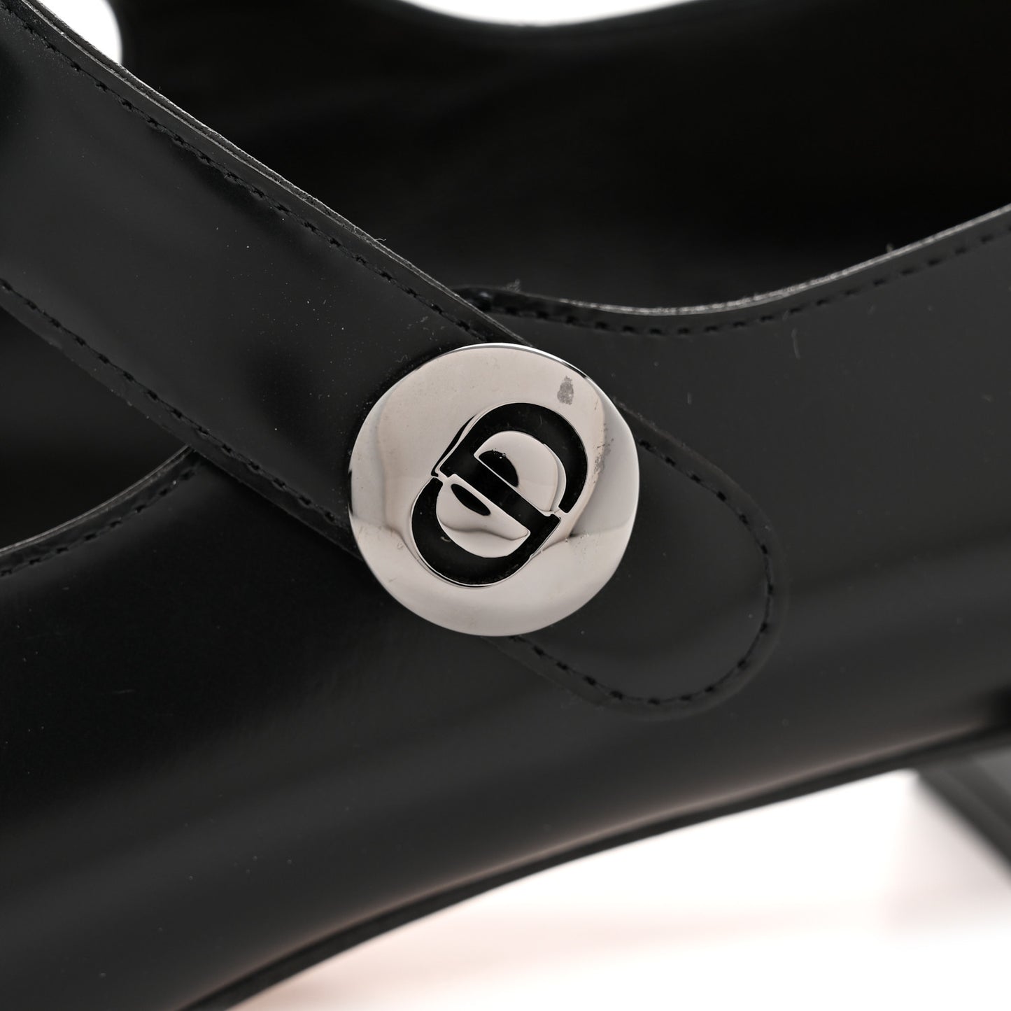 Brushed Calfskin Uniform 30mm Pumps 40 Black 38 Black