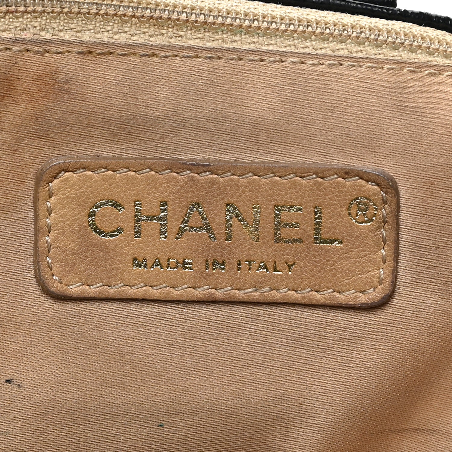 Chanel Vinyl XL Rock and Chain Flap Black 6 of 10