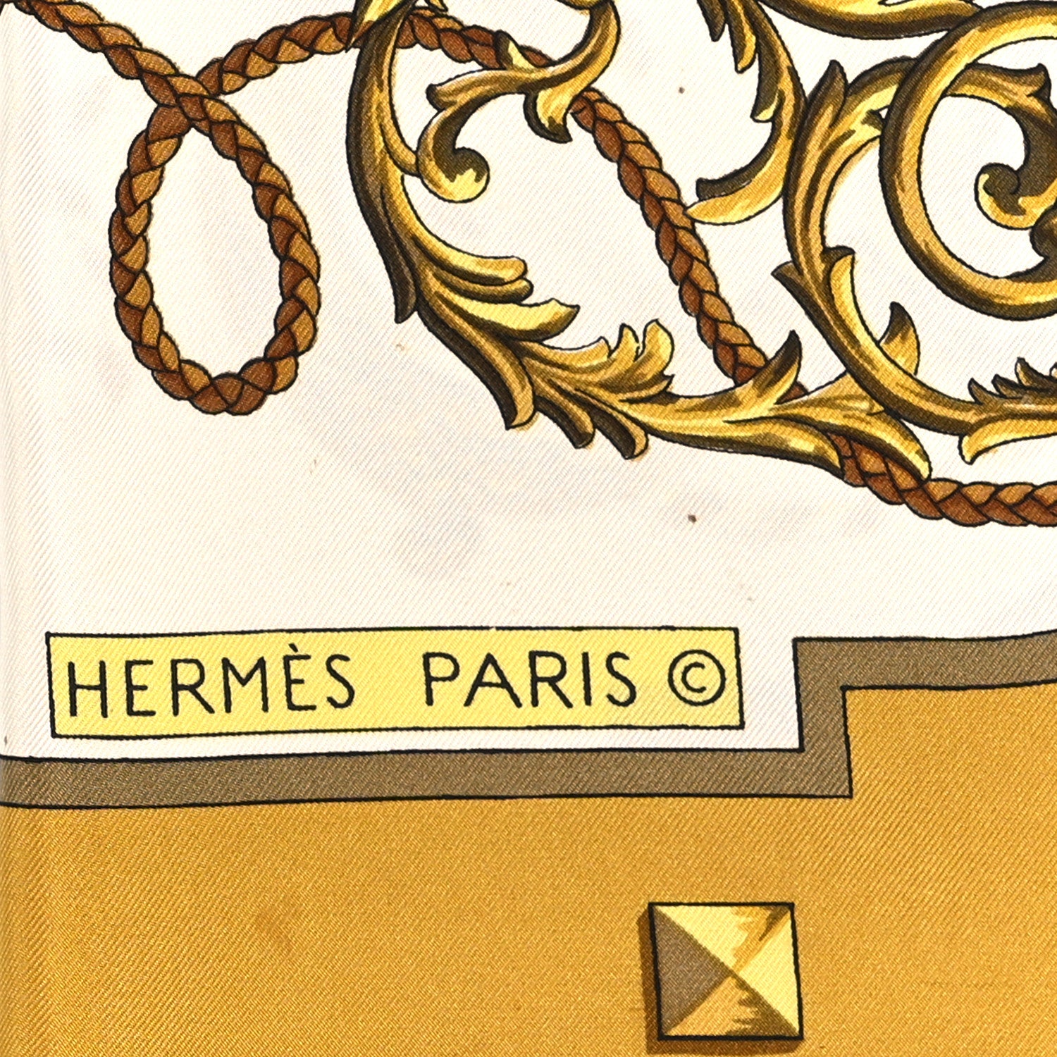 Hermes Silk Les Cles Scarf 90 2 of 4