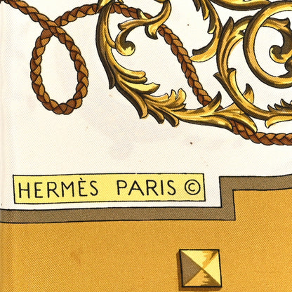 Hermes Silk Les Cles Scarf 90 2 of 4