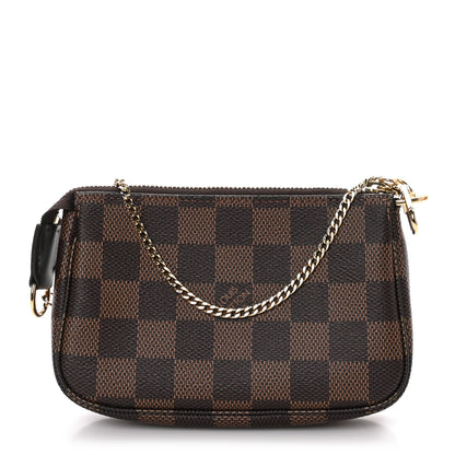 Louis Vuitton Damier Ebene Mini Pochette Accessories 1 of 11