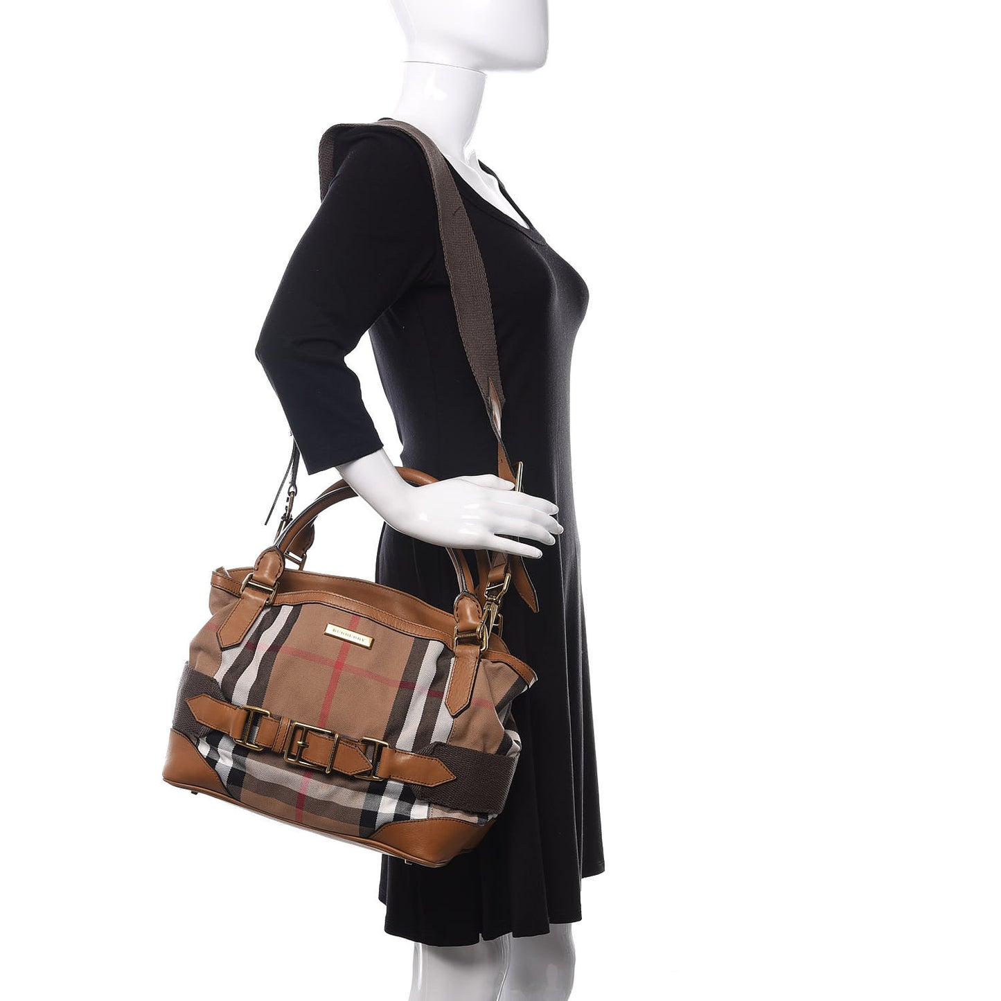 House Check Medium Brecon Tote Brown