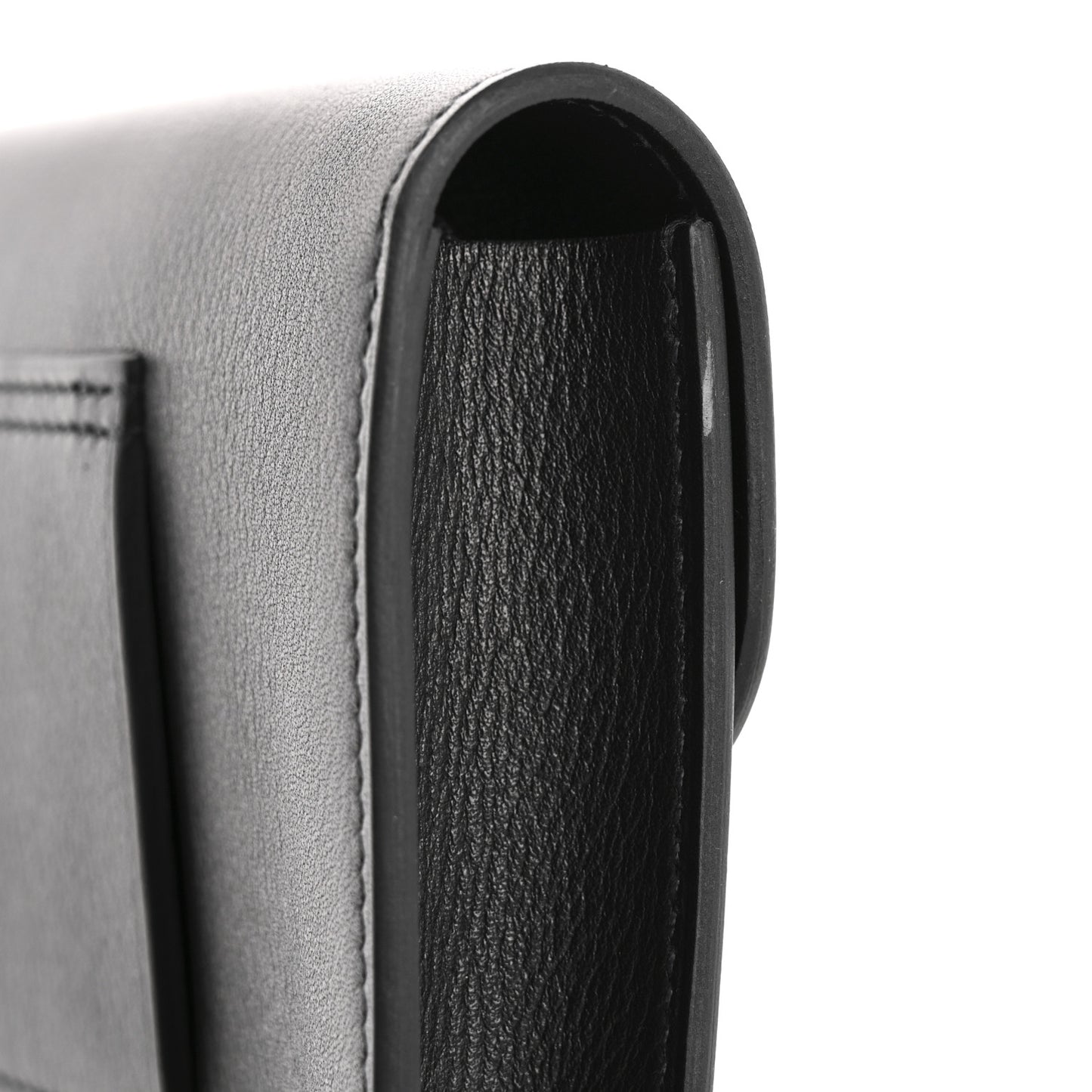 Evergrain Lizard Constance Slim Wallet Black