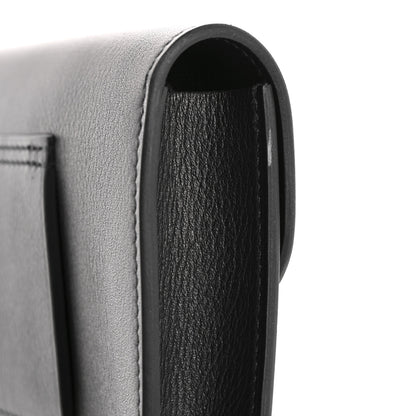 Hermes Evergrain Lizard Constance Slim Wallet Black 9 of 10