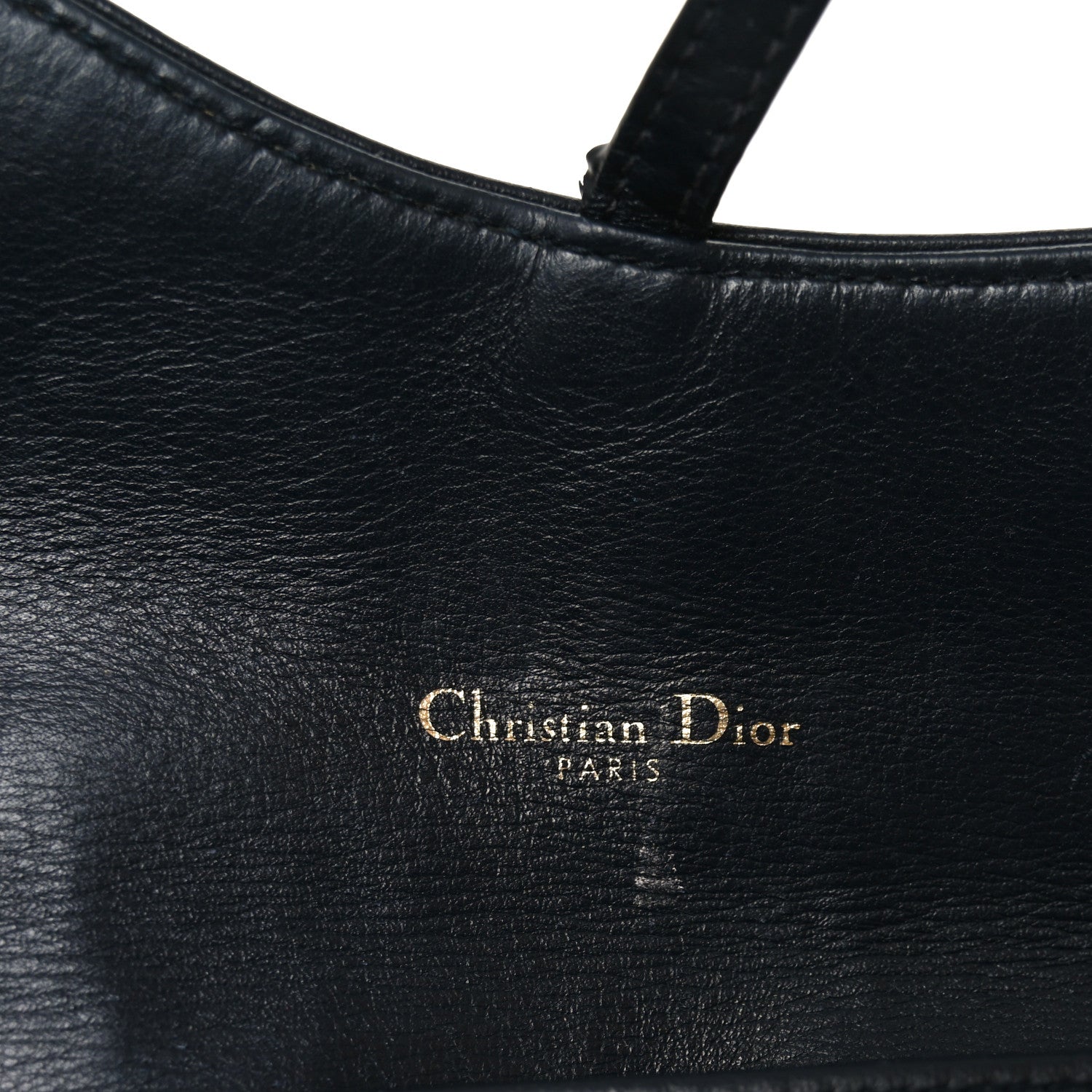 Christian Dior Oblique Small Saddle Chain Pouch Blue 7 of 11