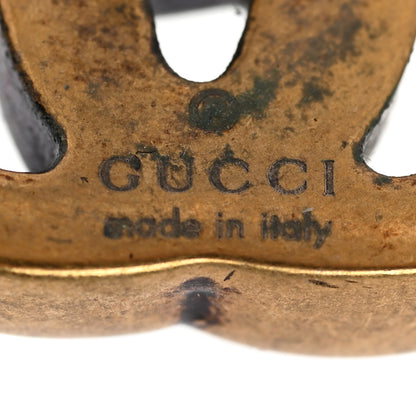 Gucci Crystal Single GG Earring Gold 4 of 5
