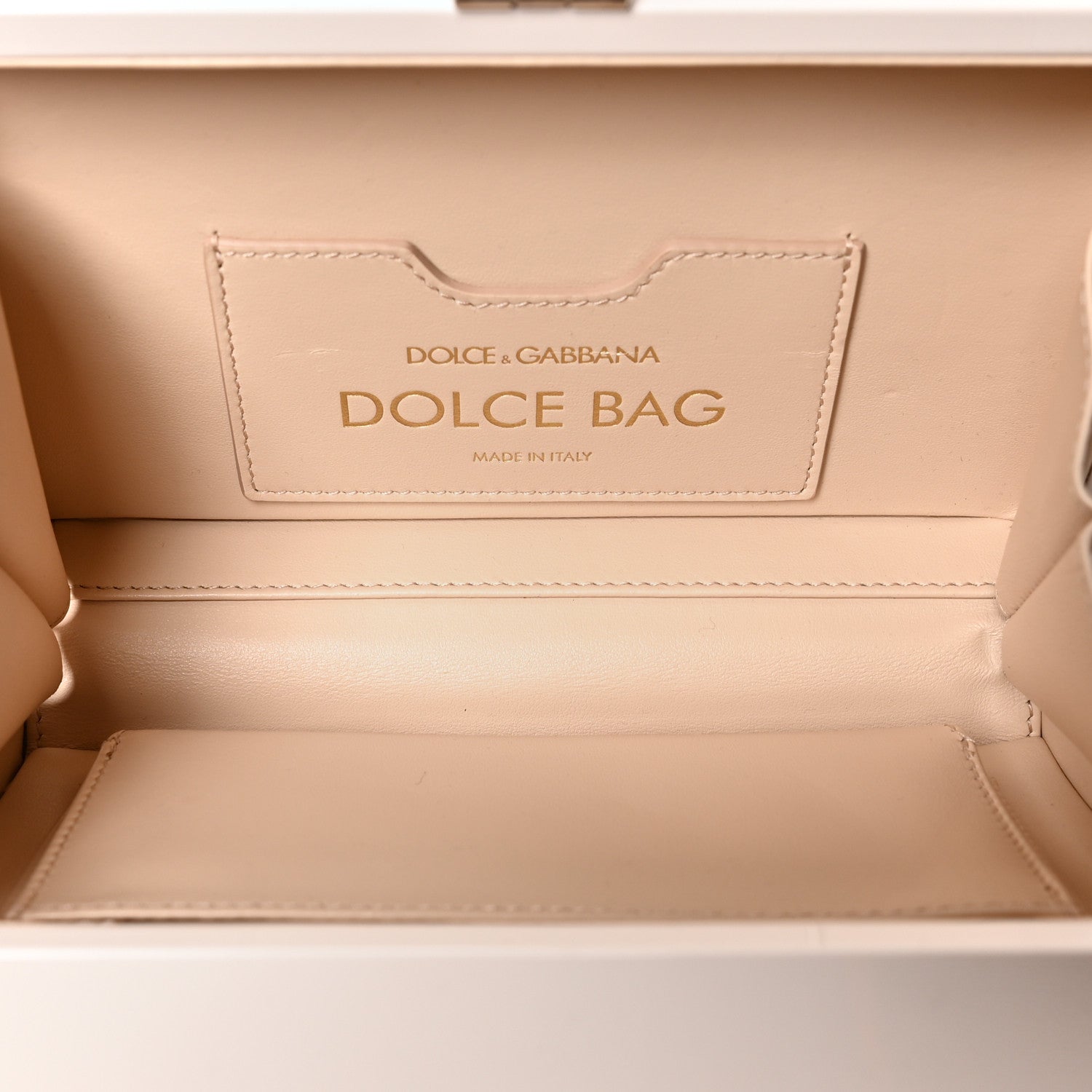 Dolce & Gabbana Acrylic Floral Print Dolce Box Clutch Ivory 4 of 9