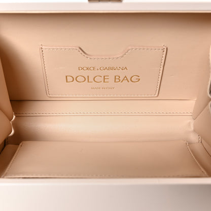 Dolce & Gabbana Acrylic Floral Print Dolce Box Clutch Ivory 4 of 9