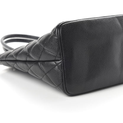 Chanel Caviar Quilted Medallion Tote Black 6 of 10