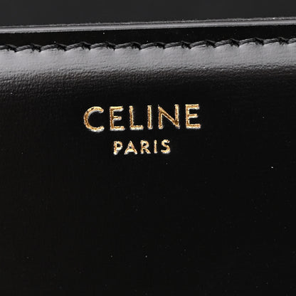 Celine Shiny Calfskin Medium Triomphe Black 8 of 12