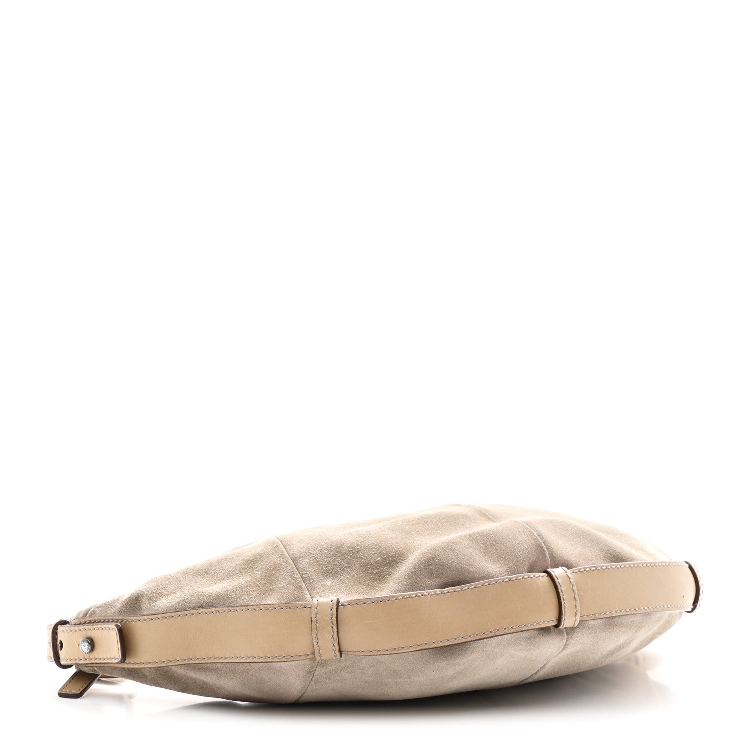 Saint Laurent Suede Calfskin Small Hobo Beige 4 of 12