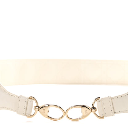 Christian Dior Lambskin Cannage Shoulder Strap White 3 of 3