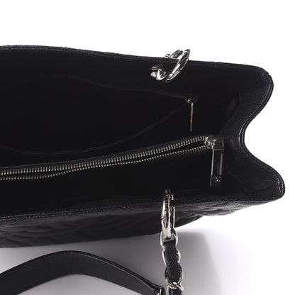 Chanel Caviar Quilted Grand Shopping Tote GST Black 5 of 9