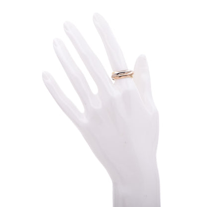 Cartier 18K Pink Yellow White Gold Small Trinity Ring 54 6.75 2 of 4
