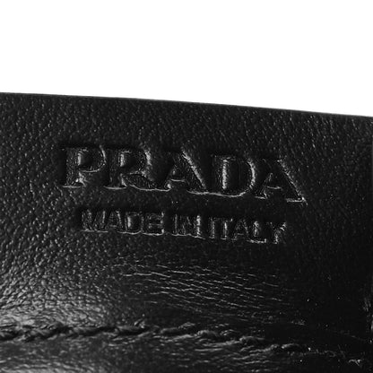 Prada Mesh Sequin Spazzolato Triangle Logo Tote Black 8 of 12
