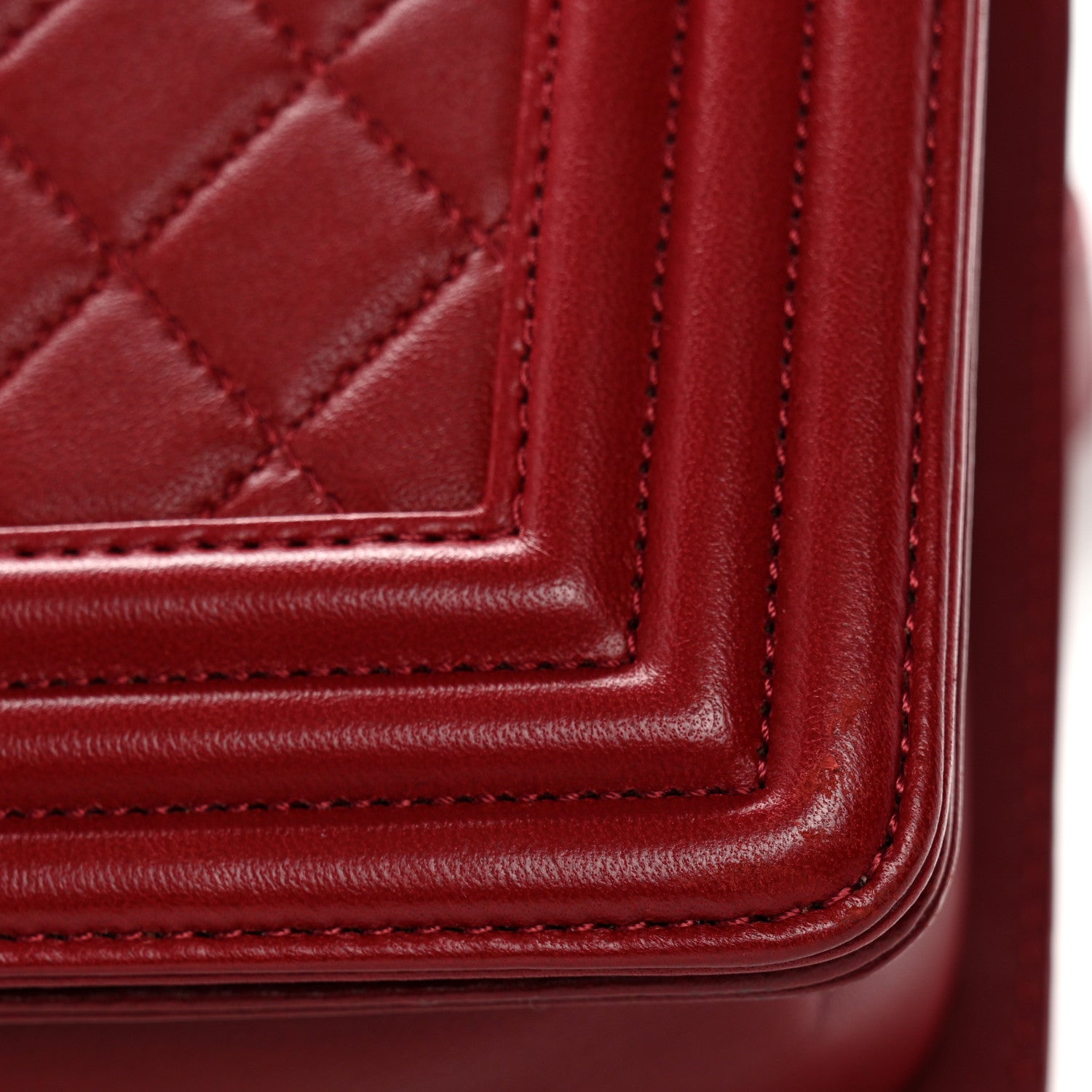 Chanel Lambskin Quilted Medium Boy Flap Red 11 of 11