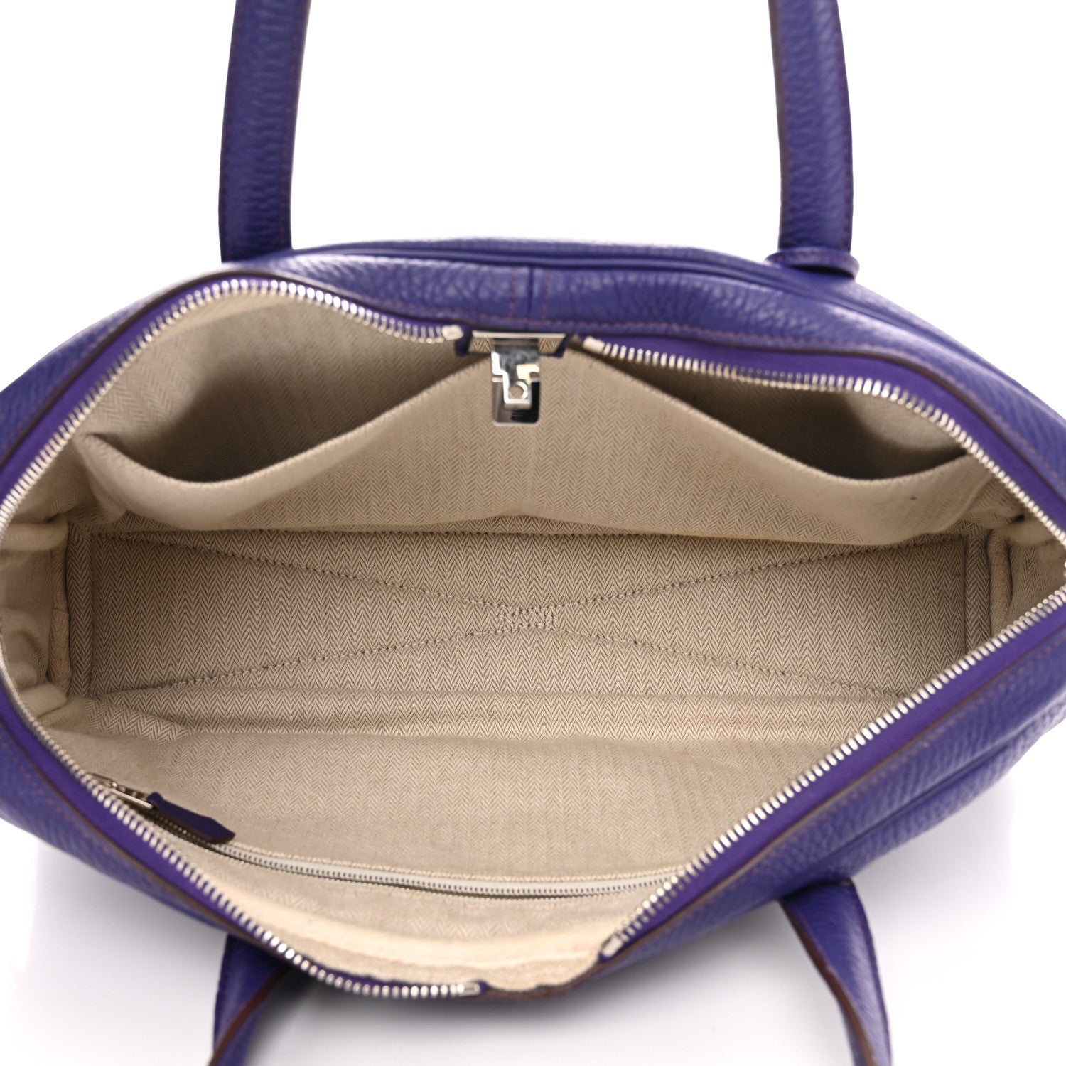 Hermes Taurillon Clemence Victoria Elan 38 Iris 4 of 13