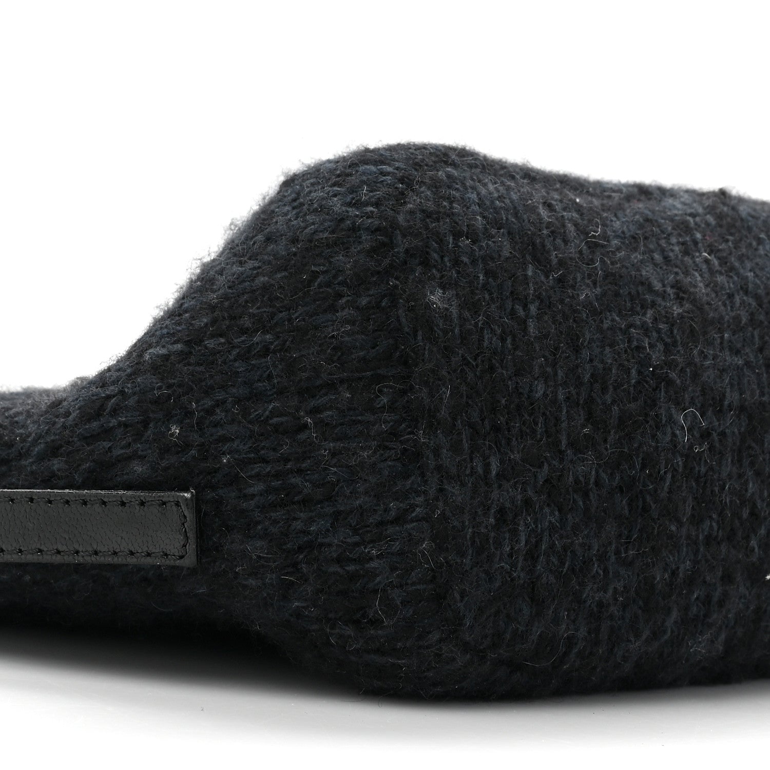 Fendi Wool Pochette Black Blue 9 of 12