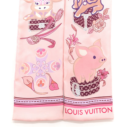 Louis Vuitton Silk Monogram Superstition Bandeau Rose Clair 2 of 4