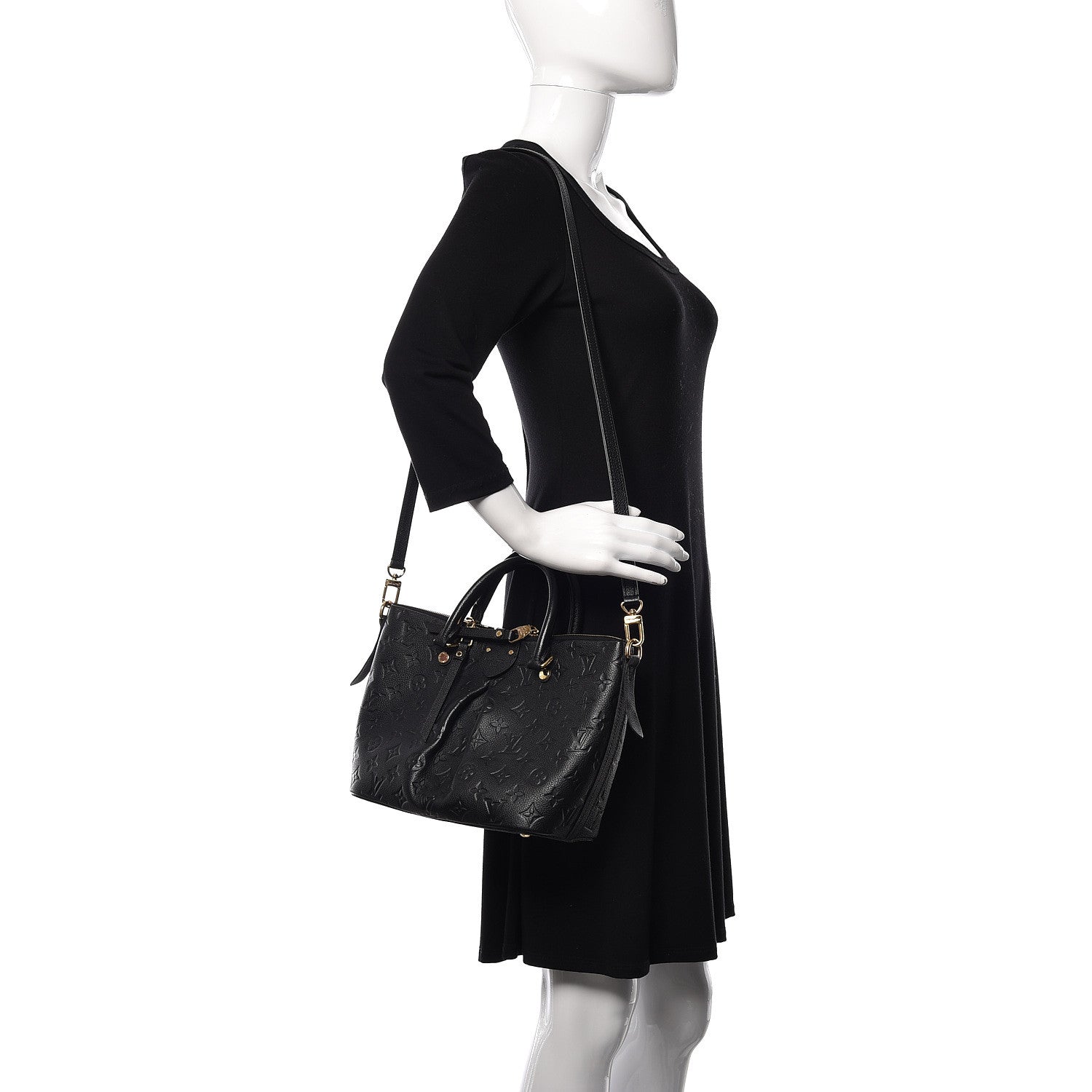 Louis Vuitton Empreinte Mazarine PM Black 2 of 9
