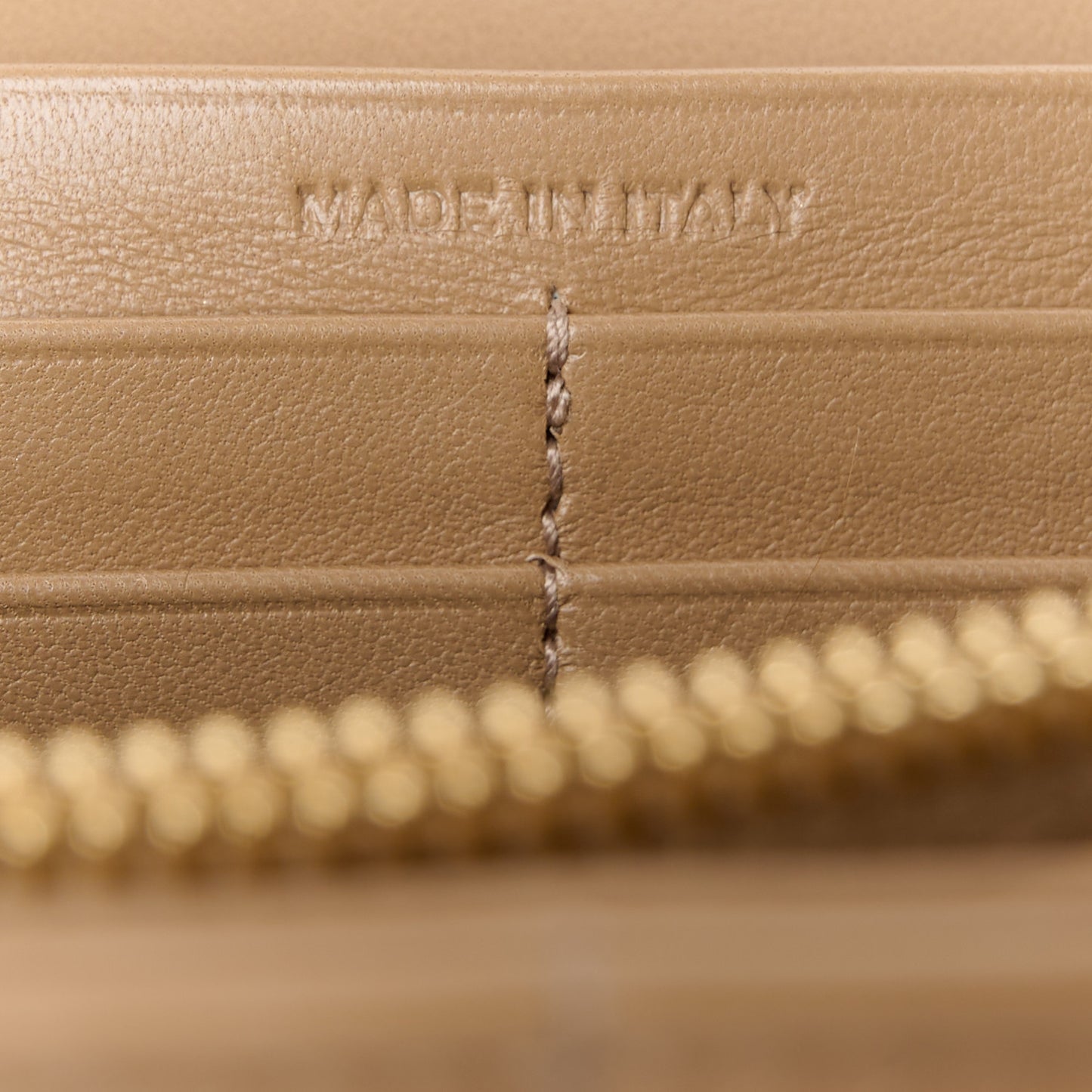 Lambskin Matelasse Monogram Vicky Chain Wallet Peru