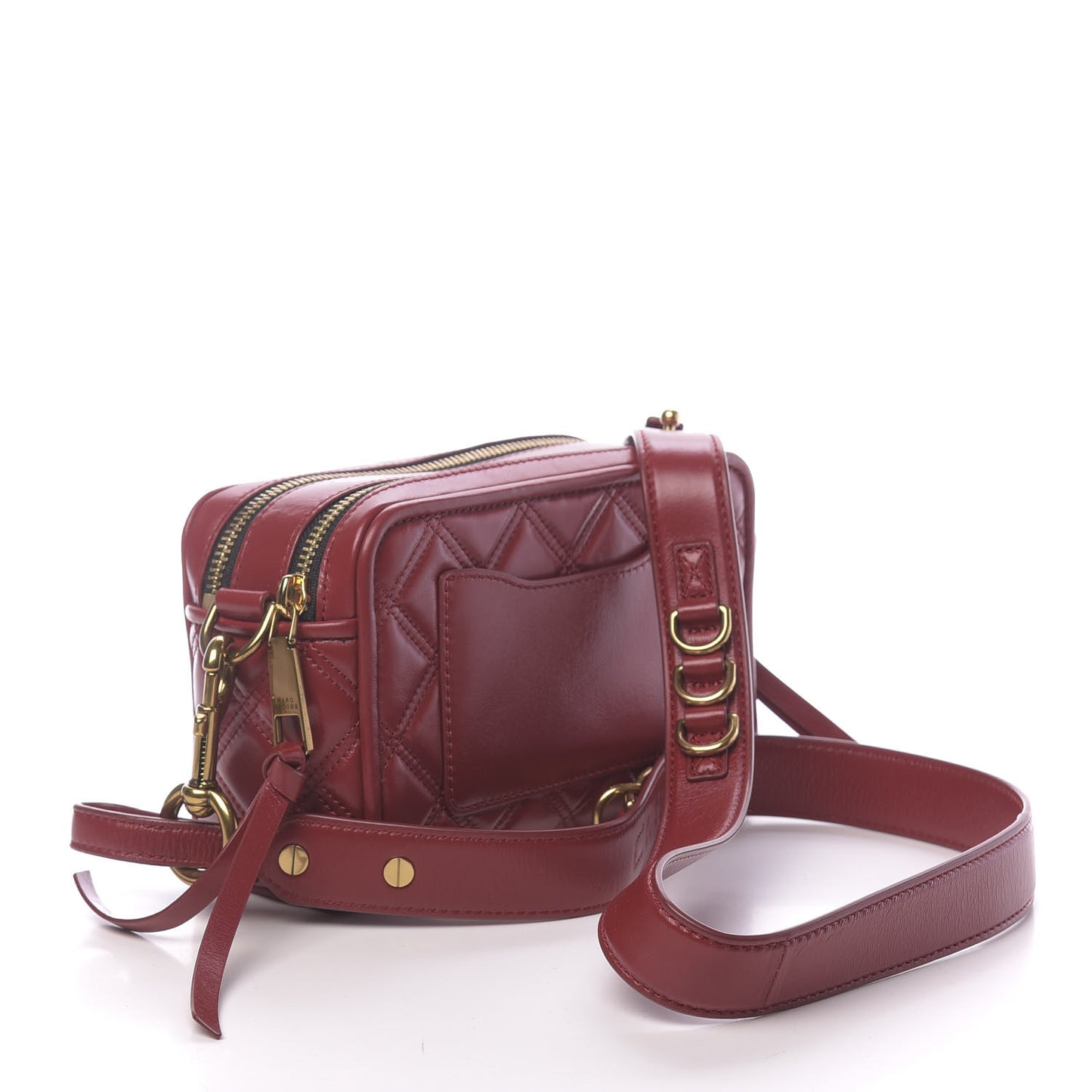 Calfskin Quilted The Softshot 21 Bag Red