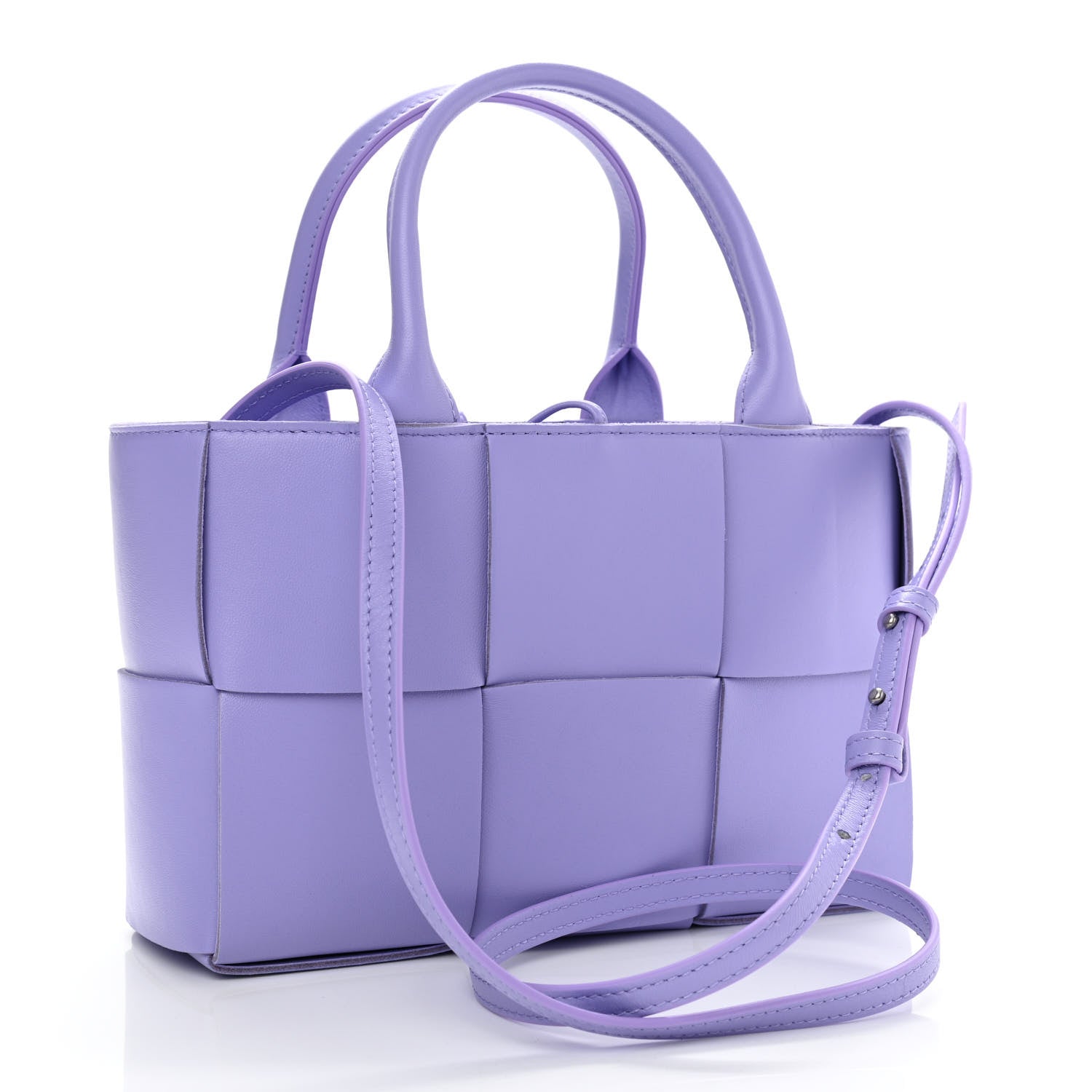 Bottega Veneta Nappa Maxi Intreccio Mini Arco Tote Wisteria 4 of 11