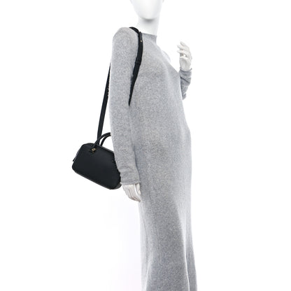 Delvaux Taurillon Soft Mini Cool Box Satchel Black 2 of 9