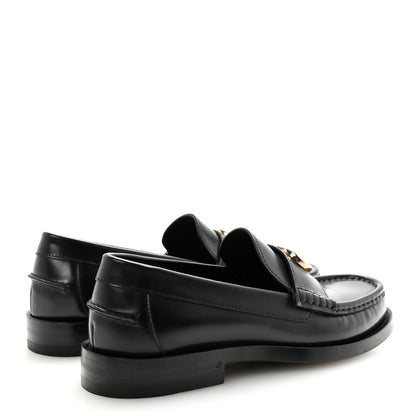 Gucci Calfskin Millennial Ribot Womens GG Loafers 37.5 Black 5 of 10