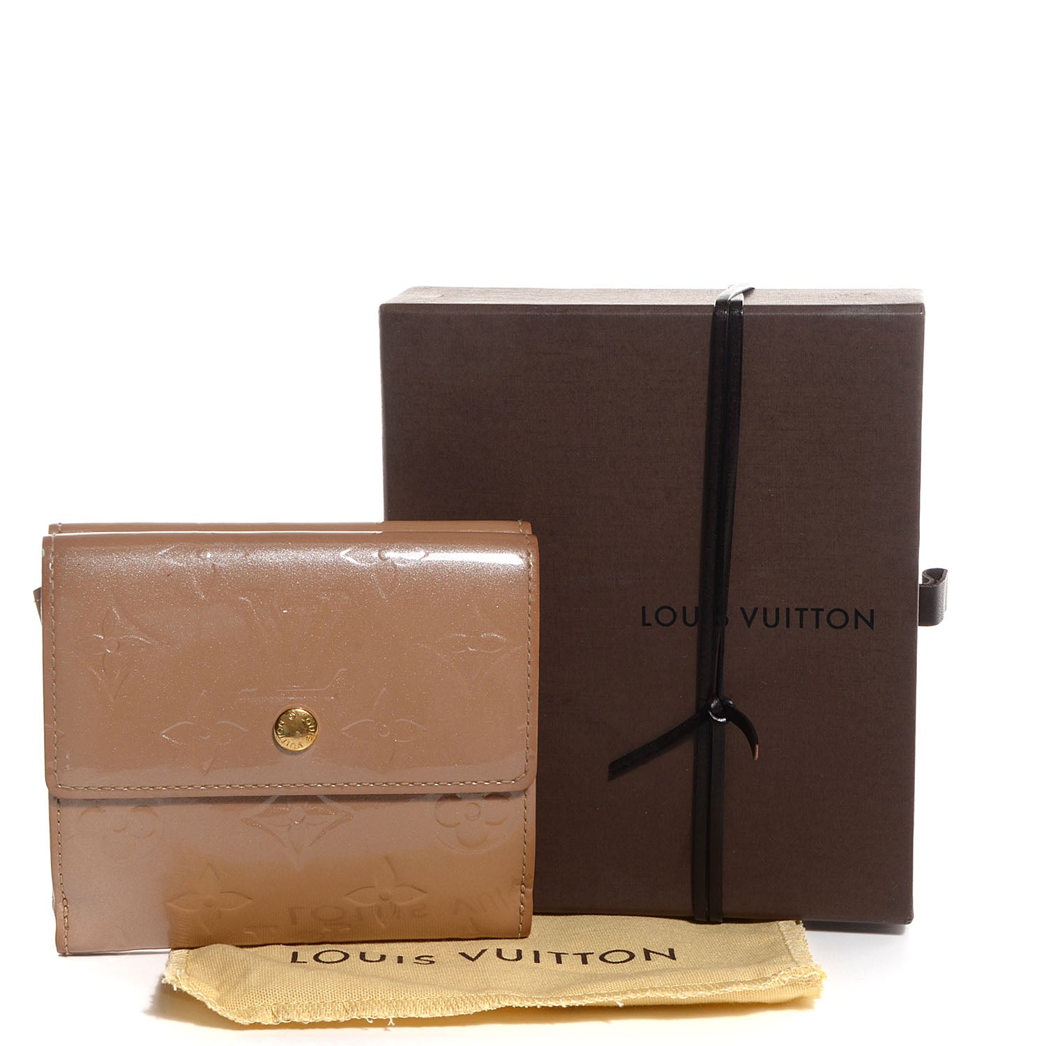 Louis Vuitton Vernis Elise Wallet Noisette 5 of 9