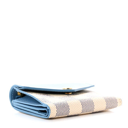Louis Vuitton Damier Azur Zoe Wallet Bleuet 3 of 5