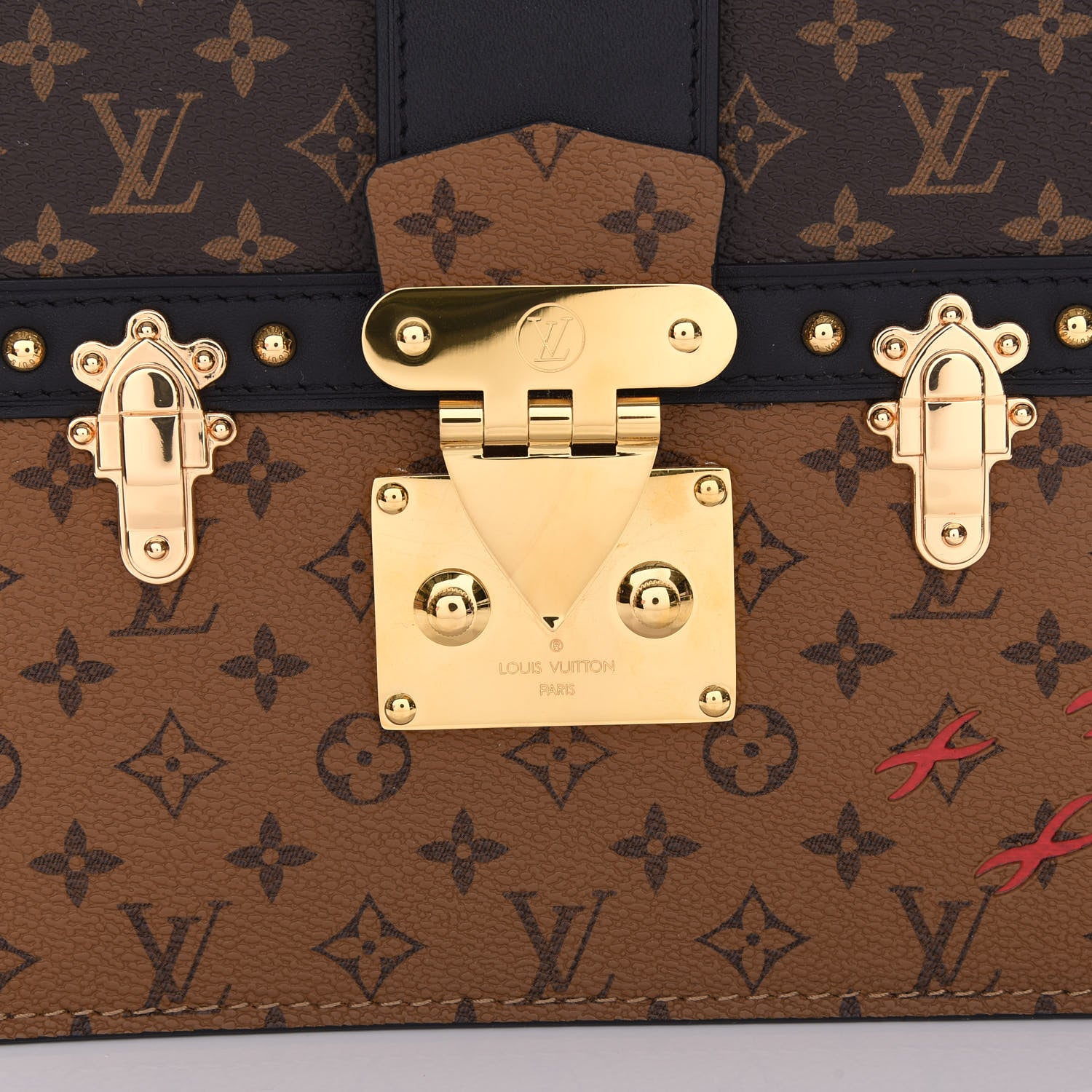 Louis Vuitton Reverse Monogram Trunk Clutch 8 of 9