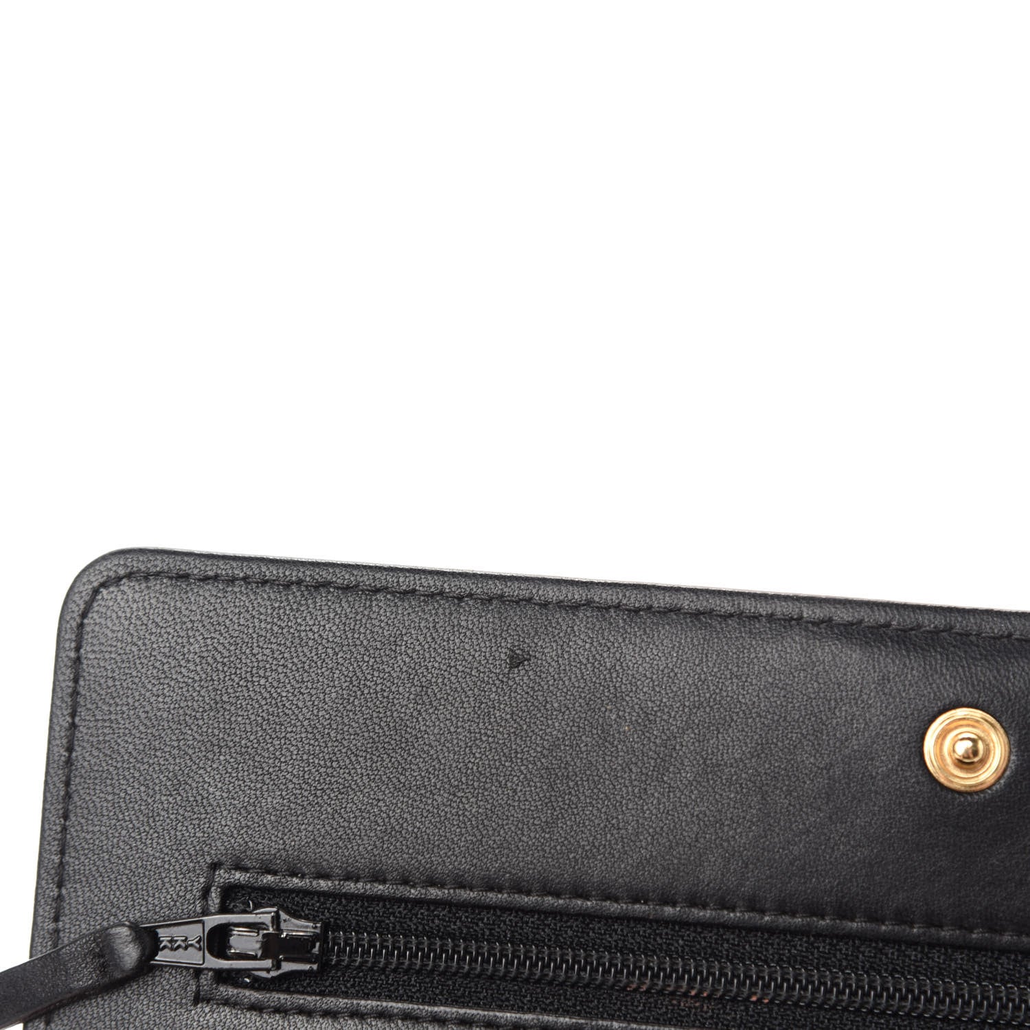 Chanel Lambskin Quilted Boy Wallet On Chain WOC Black 8 of 12