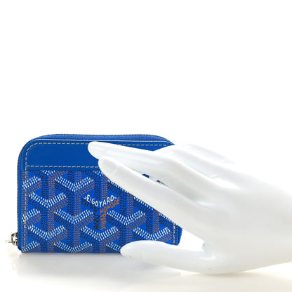 Goyard Goyardine Compact Wallet Blue 2 of 8