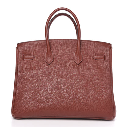 Hermes Togo Birkin 35 Brique 4 of 29