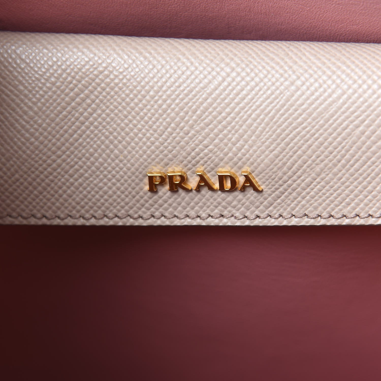 Prada Saffiano Cuir Small Double Bag Cammeo Rosa 9 of 13