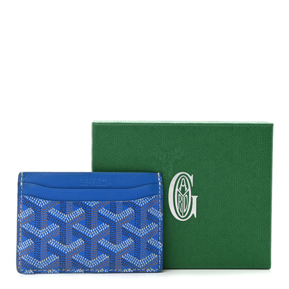 Goyard Goyardine Saint Sulpice Card Holder Sky Blue 8 of 8