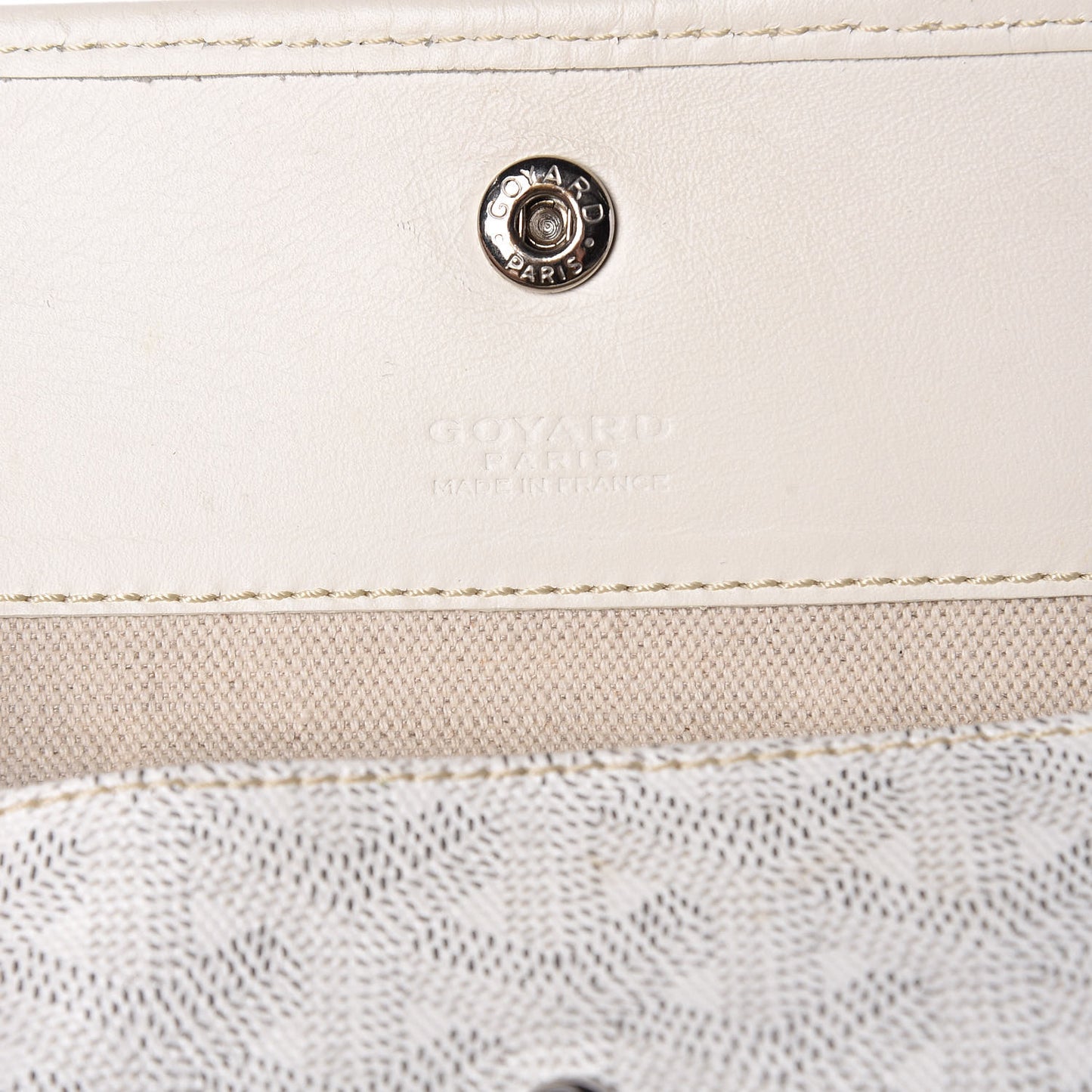 Goyardine Saint Louis PM White