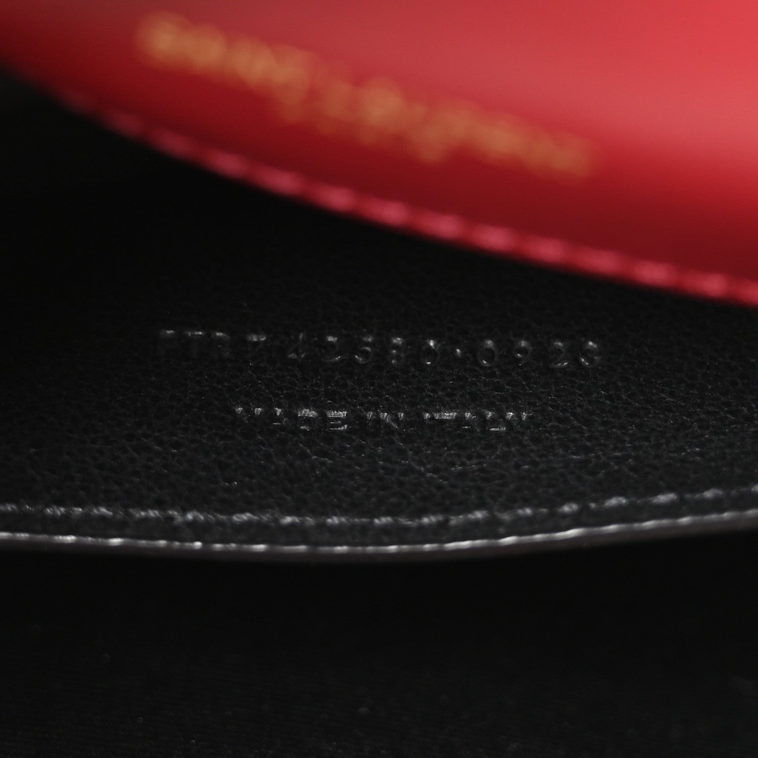 Saint Laurent Nappa Patent Calfskin Two-Toned Small Monogram Kate Satchel Off White Oxblood Red 7 of 10