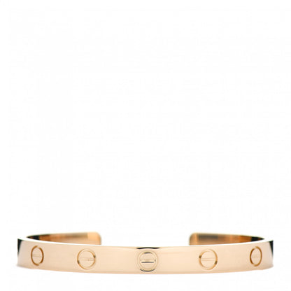 Cartier 18K Yellow Gold LOVE Cuff Bracelet 16 1 of 5