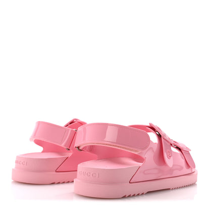 Gucci Rubber Mini Double G Womens Isla Dad Sandals 42 Wild Rose 5 of 9